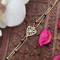 Vriksham Ad Stone Triangle Mangalsutra Bracelet-G17986