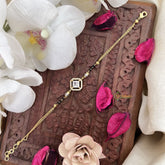 Vriksham Ganga Jamuna style Double Square Designer Mangalsutra Bracelet-G17988