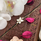 Vriksham Stone Flower Ganga Jamuna style Mangalsutra Bracelet-G17980