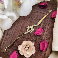 Vriksham Elegant chain with Flower Mangalsutra Bracelet-G18013