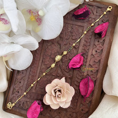 Vriksham Elegant Gold Look Alike Oval Ball shape Mangalsutra Bracelet-G17981