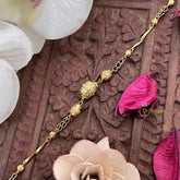 Vriksham Elegant Gold Look Alike Oval Ball shape Mangalsutra Bracelet-G17981