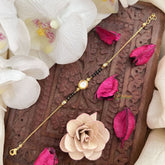 Vriksham Ganga Jamuna style Round Stone Mangalsutra Bracelet-G18001