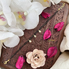 Vriksham White Stone Drops Shape  Mangalsutra Bracelet-G17995