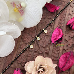 Vriksham White Stone Drops Shape  Mangalsutra Bracelet-G17995