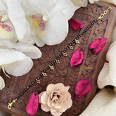 Vriksham Red Drops Stone Mangalsutra Bracelet-G17992