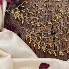 Vriksham Traditional Gold Look Alike 5 Layer With Gold Bead Maatil-G21211