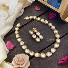 Vriksham Royal Single Layer Kundan Neckpiece-G16829