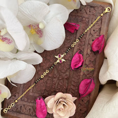 Vriksham Ad Stone Designers Bow Shape Mangalsutra Bracelet-G18000