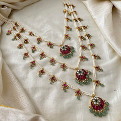 Exclusive Teenlada Pendant Mala -Beads-Pearls- J2096