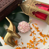 Artificial Pink Shade Jasmine Flower Hair Clip Flower Accessories-Vriksham-KH1435