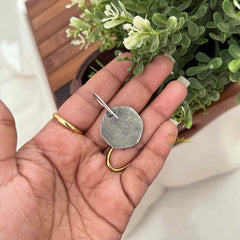 Vriksham Vintage Indian 1965 3-Paise Coin Earrings-S1120