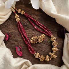 Simple Gold Alike Beaded Mala-G15051