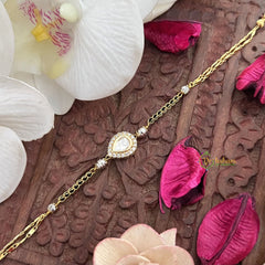 Vriksham Ganga Jamuna Chain with Stone Mangalsutra Bracelet -G18014