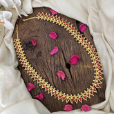 Vriksham Symbolic Red Stone Kerala 60 Manga Neckpiece-G18944