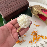 Jasmine Round Buds Flower Hair Clip Flower Accessories-Vriksham-KH1438