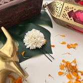 Artificial Jasmine Flower Hair Bun U-Pin Flower Accessories-Vriksham-KH1433