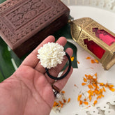 Jasmine Round Buds Flower Rubber Band Flower Accessories-Vriksham-KH1441