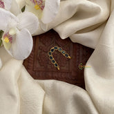 Vriksham Unique CZ Stone Vangi Ring-Blue-G16904