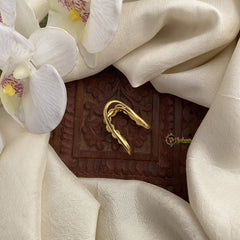 Vriksham Unique CZ Stone Vangi Ring-White-G16905