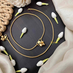 Vriksham Lightweight Daily Wear Gold Payal Anklets-G21228