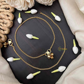 Vriksham Antique Chain Gold Style Anklet-G21234