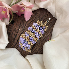 Vriksham Artificial Buds Gold Pollen Hair Pin-Lavender-HF-H1012