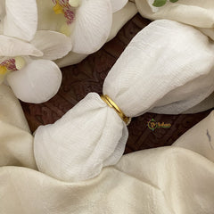 Vriksham Exquisite Jadau Kundan Finger Ring-Red,Green & White-J2716