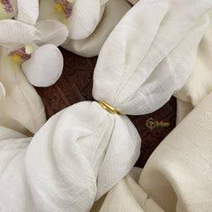 Vriksham Premium Floral Jadau Kundan Finger Ring-Red,Green & White-J2712