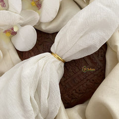 Vriksham Antique Jadau Kundan Floral Finger Ring-Red,Green & White-J2706