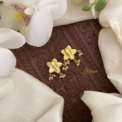 Vriksham Antique Floral Maharashtrian Style Press Bugadi-Red Green-Pearl-J2728