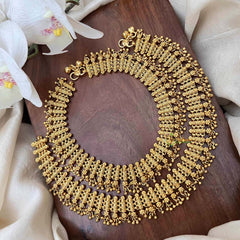 Vriksham Antique Square bar Style Bridal Gold Look Anklet-G21242