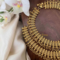 Vriksham Antique Square bar Style Bridal Gold Look Anklet-G21242