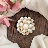 Vriksham Mallipoo Jasmine Hair With Pollens Comb Rubber-HF-H1030