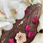 Vriksham Ganga Jamuna Style Hearts Mangalsutra Bracelet-G17994