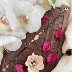 Vriksham Ganga Jamuna Style Hearts Mangalsutra Bracelet-G17994