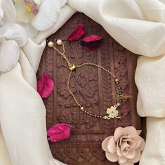 Vriksham Ad Stone Gold Tiny flower  Mangalsutra Bracelet-G17997