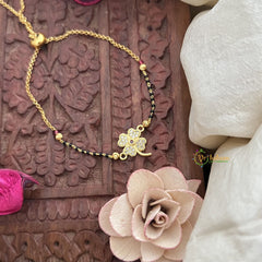 Vriksham Ad Stone Gold Tiny flower  Mangalsutra Bracelet-G17997