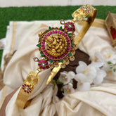 Premium Kundan Jadau Lakshmi Pendant Hip Belt-J2346