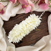 Vriksham Artificial Pichi Poo Hair Clip-White-HF-H1044