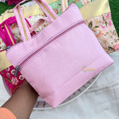 Return Gift Ethnic Hand Bags With Floral Embroidery-Set Of 6-RG326