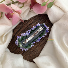 Vriksham Artificial Mogra Buds Hair Clip-Light Blue-HF-H1049