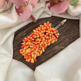 Vriksham Artificial Mogra Buds Hair Clip-Orange-HF-H1053