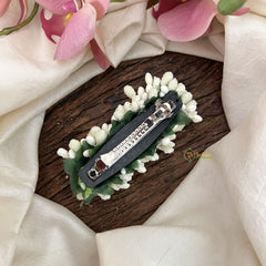 Vriksham Artificial Off White Mogra Buds Hair Clip-HF-H1056