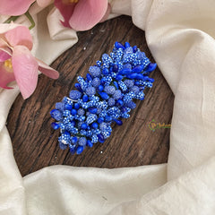 Vriksham Artificial Mogra Burds Hair Clip-Blue-HF-H1126