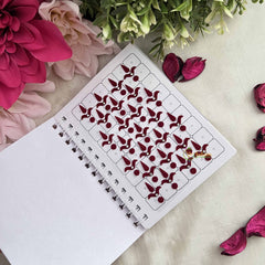 Vriksham Classic Kalyanam Short Tilak White Stone Bindi Book-BB322