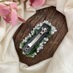 Vriksham Artificial Mogra Burds Hair Clip-Silver-HF-H1124