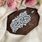 Vriksham Artificial Mogra Burds Hair Clip-Silver-HF-H1124