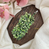 Vriksham Artificial Mogra Burds Hair Clip-Mehendi Green-HF-H1123