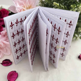 Vriksham Classic Plain Kalyanam Tilak White Stone Bindi Book-BB319